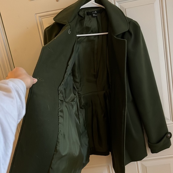 Forever 21 Green Pea Coat - Picture 8 of 8